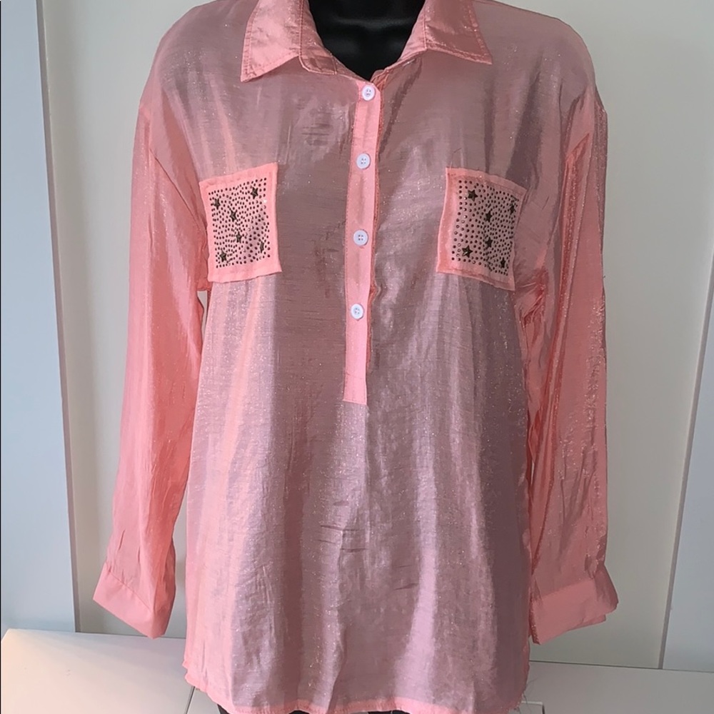 Light pink blouse
